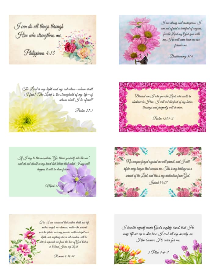 Daily Affirmations Scripture Cards for the Wise Woman. Wise Woman Builds